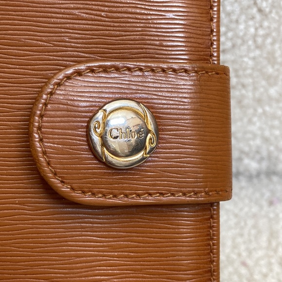 authentic vintage chloe epi leather bifold wallet - Picture 3 of 16